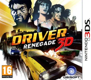 Driver Renegate 3D (Europe) (En,Fr,Ge,It,Es,Nl,Po,Sv,No,Da) box cover front